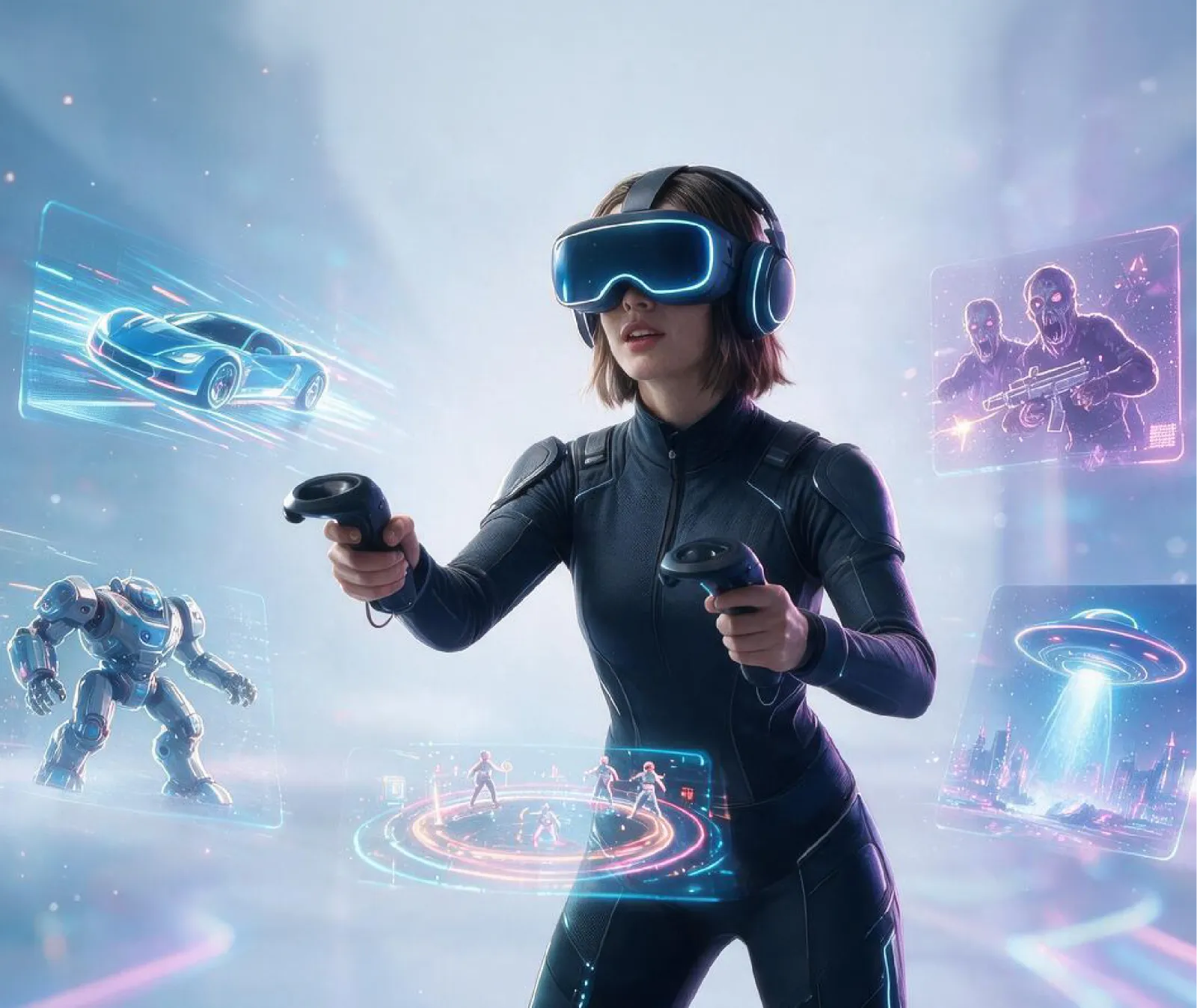 Players enjoying VR experiences at Elyonexus